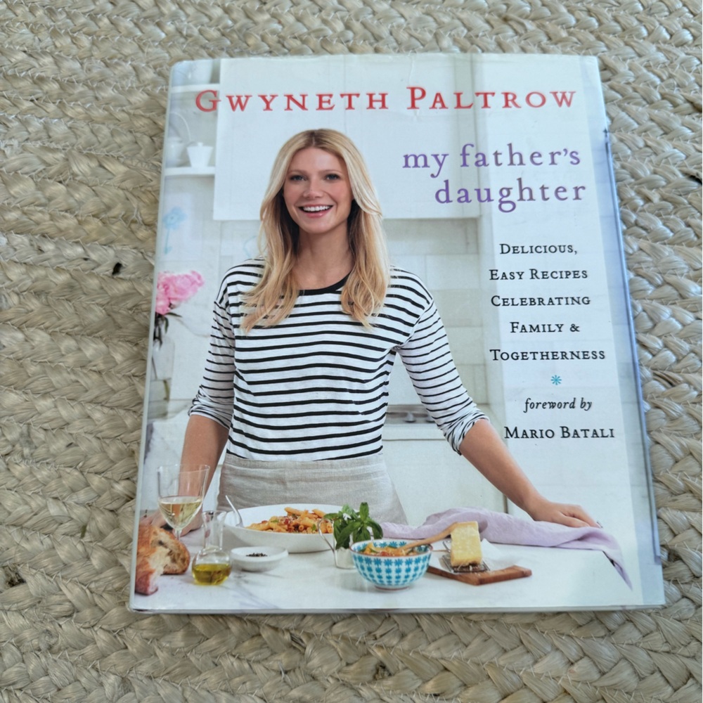 Gwenith Paltrow My father’s Daughter cookbook coffee table book